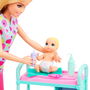 Barbie Muñeca Doctora Con Complementos Jmk12, Incluye 2 Bebés, Mesa de Reconocimiento, Accesorios Médicos, +3 Años
