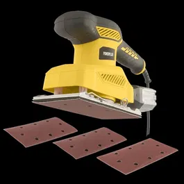 Powerplus Lijadora Orbital POWX04010 - 260 W, 24000 Golpes/min, con Depósito de Polvo