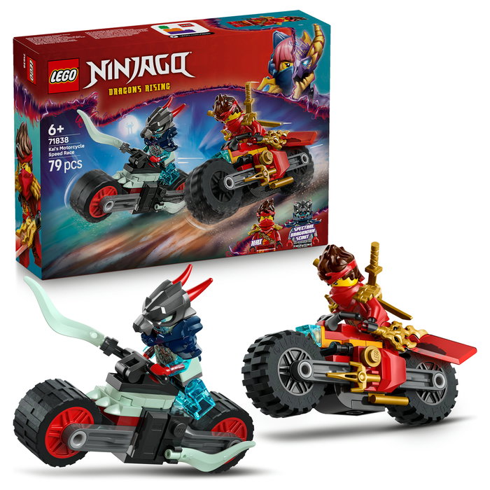 LEGO NINJAGO Carrera Relámpago en Moto de Kai 71838