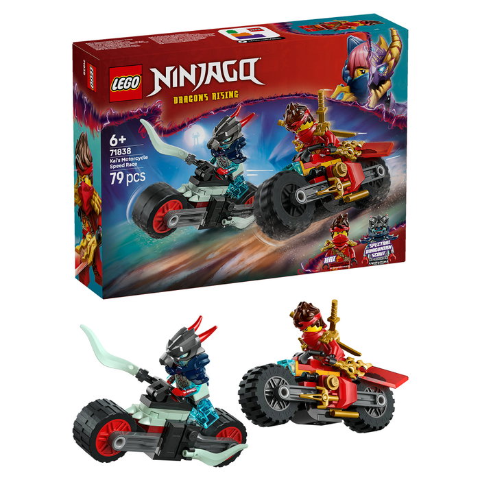 LEGO NINJAGO Carrera Relámpago en Moto de Kai 71838