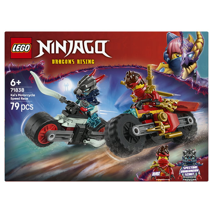 LEGO NINJAGO Carrera Relámpago en Moto de Kai 71838