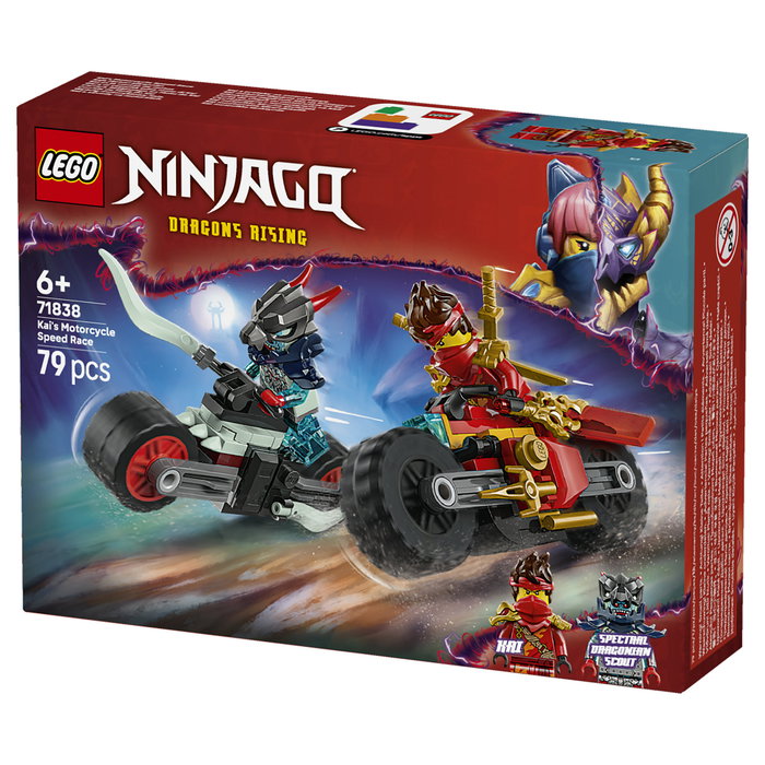 LEGO NINJAGO Carrera Relámpago en Moto de Kai 71838