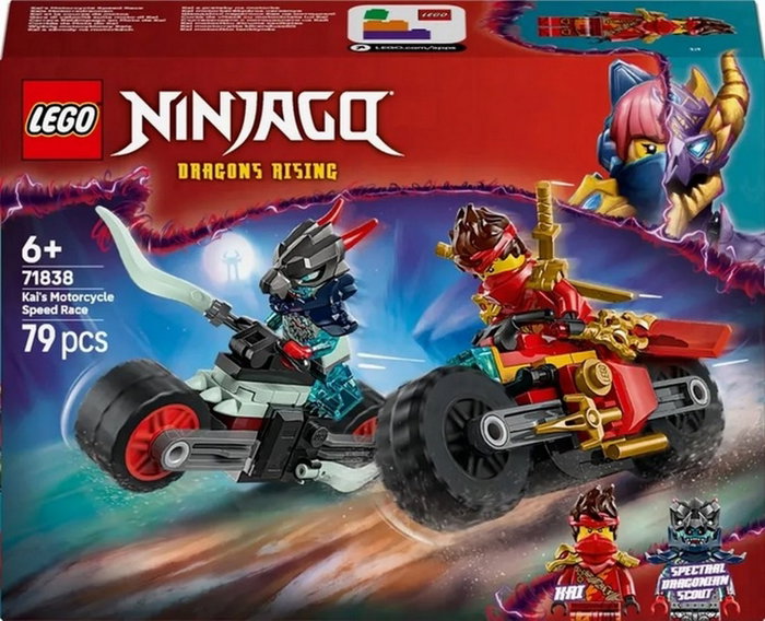 LEGO NINJAGO Carrera Relámpago en Moto de Kai 71838