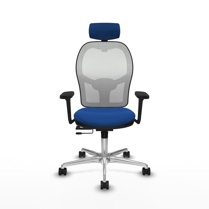 PIQUERAS Y CRESPO Silla de oficina Jorquera Azul y Blanco PIQUERAS Y CRESPO Silla de oficina Jorquera Azul y Blanco