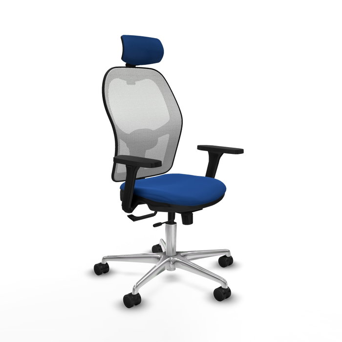 PIQUERAS Y CRESPO Silla de oficina Jorquera Azul y Blanco PIQUERAS Y CRESPO Silla de oficina Jorquera Azul y Blanco