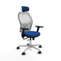 PIQUERAS Y CRESPO Silla de oficina Jorquera Azul y Blanco