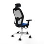 PIQUERAS Y CRESPO Silla de oficina Jorquera Azul y Blanco