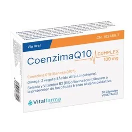Vitalfarma Coenzima Q10 Complex 100Mg 30 Cápsulas Vegetales