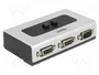 DeLOCK 87729 Conmutador Serial RS-232 / RS-422 / RS-485 de 2 Puertos