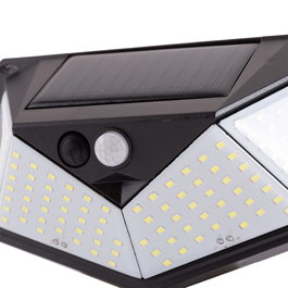 Aplique de pared LED Solar con Sensor PIR 6000K IP65 HO-SW6080-PIR