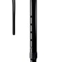 Weinberger Bastón plegable de aluminio negro
