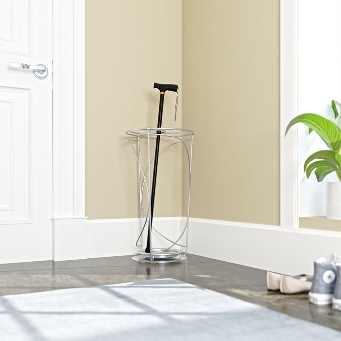 Weinberger Bastón plegable de aluminio negro