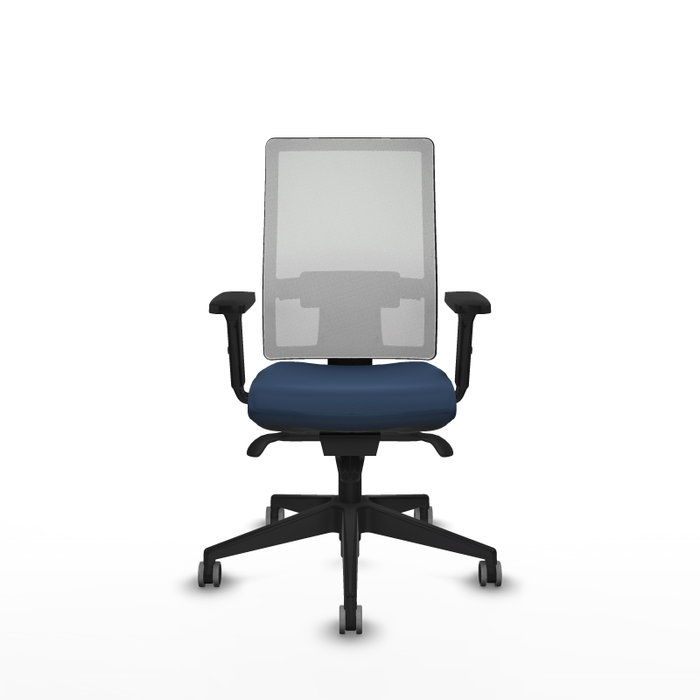 PIQUERAS Y CRESPO Silla de oficina Horna Azul marino y Blanco PIQUERAS Y CRESPO Silla de oficina Horna Azul marino y Blanco