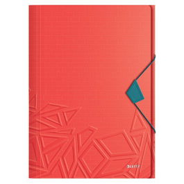 Carpeta De Gomas Y Solapas Leitz Urban Chic Pp A4 Rojo (Set de 10)