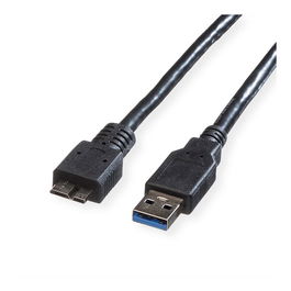 ROLINE Cable USB 3.2 Gen 1 A-MicroB