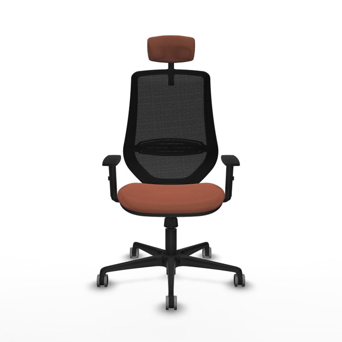 PIQUERAS Y CRESPO Silla de oficina Mardos con mecanismo Sincro, Marrón y Negro PIQUERAS Y CRESPO Silla de oficina Mardos con mecanismo Sincro, Marrón y Negro