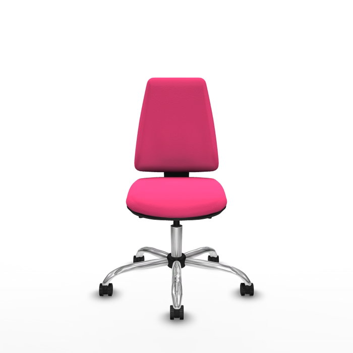 PIQUERAS Y CRESPO Silla de oficina Elche Rosa con mecanismo Asincro