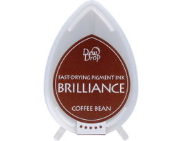 Tsukineko Almohadilla de Tinta BRILLANCE Grano de Café Efecto Nacarado