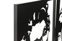 DKD Home Decor Decoración de Pared Metal Negra Chica Surtida 40x60cm