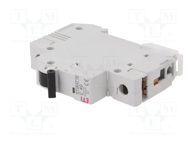 ETI POLAM Interruptor magnetotérmico ETIMAT 10 1P C40 40A 10kA ETI POLAM Interruptor magnetotérmico ETIMAT 10 1P C40 40A 10kA