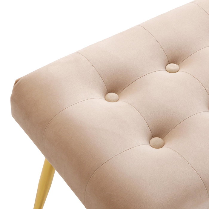 Versa Pie de Cama Tirsa Beige 42x80 cm Versa Pie de Cama Tirsa Beige 42x80 cm