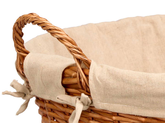 Kipit Cesto Asas Mimbre Redondo Natural 51 x 28 x 45 cm (Set de 12) Kipit Cesto Asas Mimbre Redondo Natural 51 x 28 x 45 cm (Set de 12)