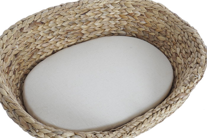 DKD Home Decor Cama Mascota Natural Poliéster 56x43x16