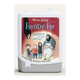 Tonies 11003566 Tonie Audiocuento: Freddy + Flo Gruseln sich vor gar nix! Audiolibro en Aleman para Niños 8+ años, 147 min de Reproducción, Compatible con Toniebox