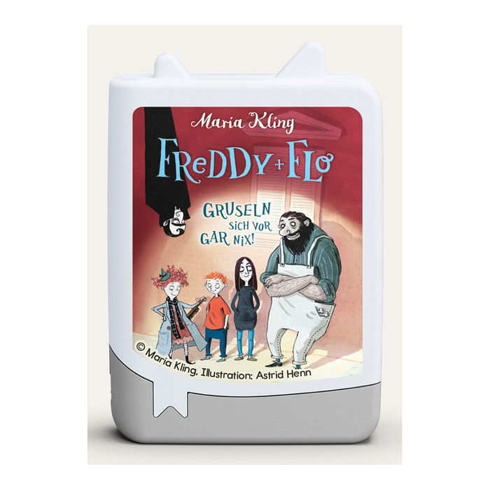 Tonies 11003566 Tonie Audiocuento: Freddy + Flo Gruseln sich vor gar nix! Audiolibro en Aleman para Niños 8+ años, 147 min de Reproducción, Compatible con Toniebox Tonies 11003566 Tonie Audiocuento: Freddy + Flo Gruseln sich vor gar nix! Audiolibro en Aleman para Niños 8+ años, 147 min de Reproducción, Compatible con Toniebox