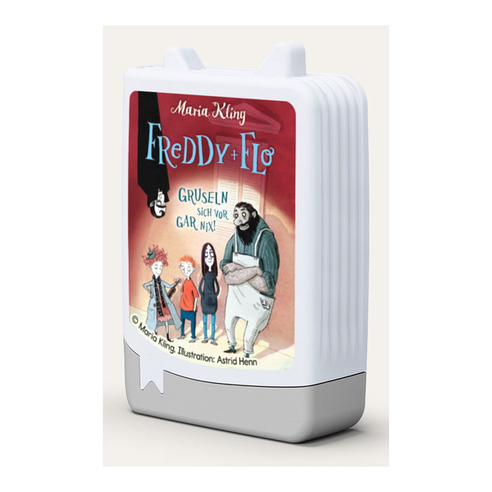 Tonies 11003566 Tonie Audiocuento: Freddy + Flo Gruseln sich vor gar nix! Audiolibro en Aleman para Niños 8+ años, 147 min de Reproducción, Compatible con Toniebox Tonies 11003566 Tonie Audiocuento: Freddy + Flo Gruseln sich vor gar nix! Audiolibro en Aleman para Niños 8+ años, 147 min de Reproducción, Compatible con Toniebox