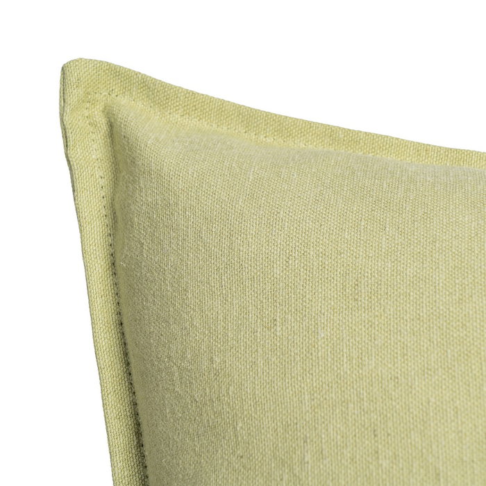 Cojín Verde Claro 85%Algodón-15%Lino 50 X 30 cm (Set de 2)
