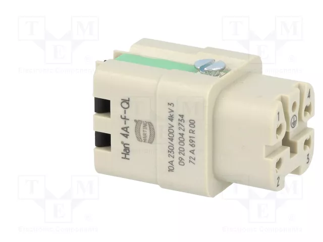 HARTING Han® A Plantilla de contacto hembra Quick Lock