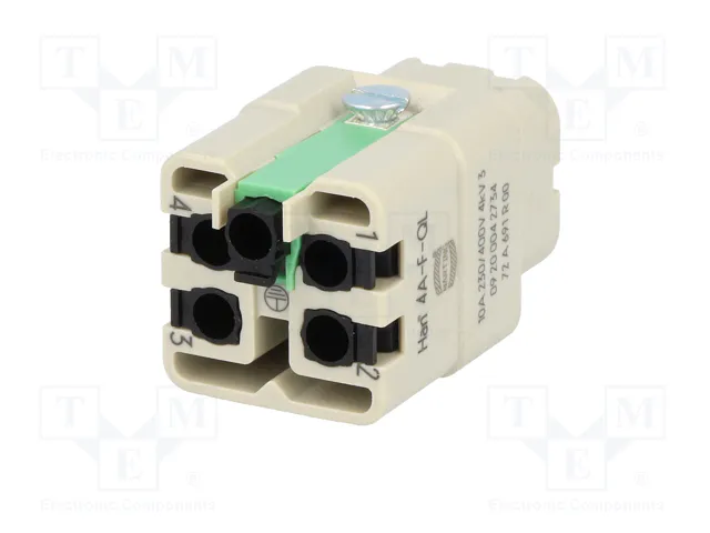 HARTING Han® A Plantilla de contacto hembra Quick Lock