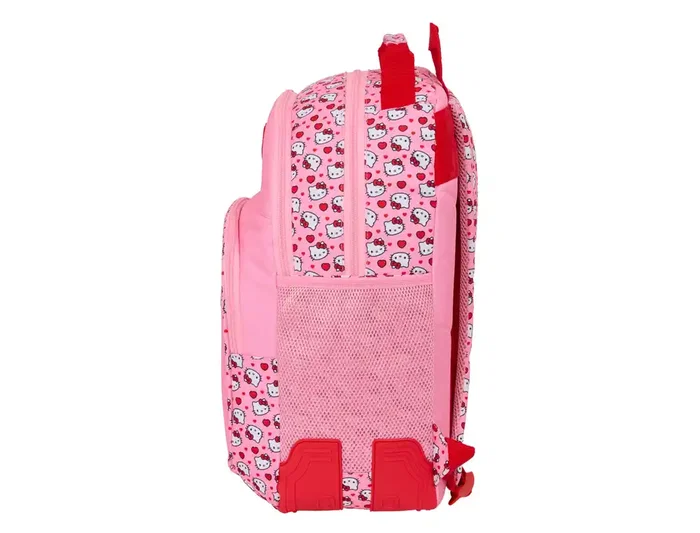 Safta Mochila Escolar Doble Hello Kitty con Cantoneras Adaptable a Carro 420x320x150 mm
