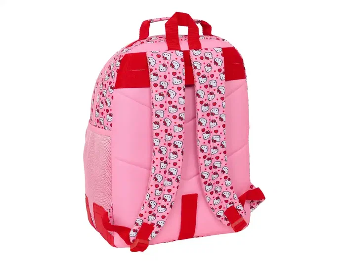 Safta Mochila Escolar Doble Hello Kitty con Cantoneras Adaptable a Carro 420x320x150 mm