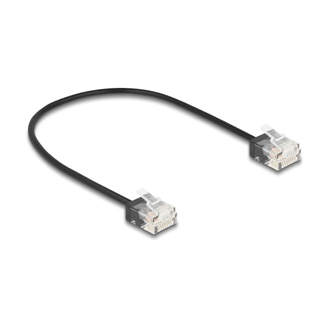 DeLOCK Cable de red RJ45 Cat.6 UTP Ultra Slim 0,3 m negro DeLOCK Cable de red RJ45 Cat.6 UTP Ultra Slim 0,3 m negro