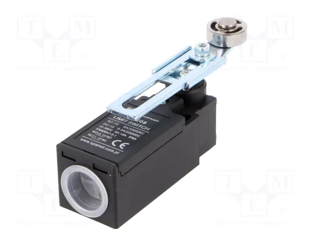SPAMEL LK-208 Interruptor de fin de carrera con palanca regulada y roldana