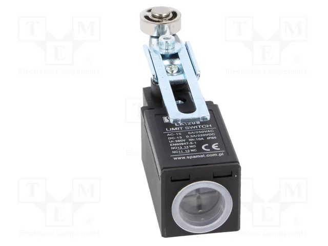 SPAMEL LK-208 Interruptor de fin de carrera con palanca regulada y roldana