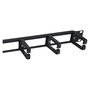 EQUIP 327315 Panel de gestión de cables 1U 19", Color negro, Material plástico y acero, 482.6 x 44.5 x 82 mm