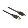 DeLOCK Cable USB 3.2 Gen 2 Tipo-A a USB Tipo-C con tornillo de seguridad 1,5 m