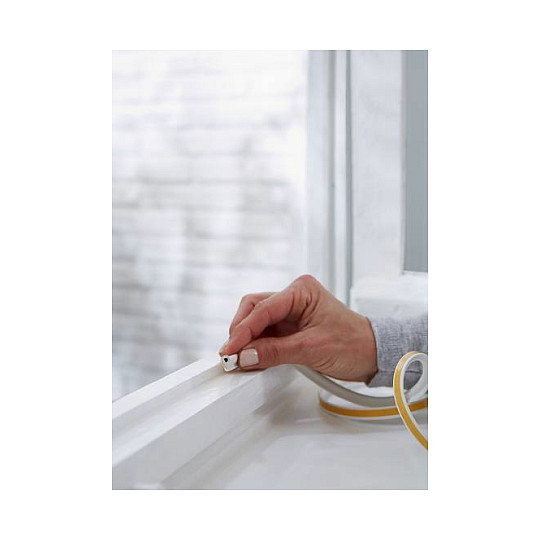 Tesa Cinta de sellado P-Profil 9 mm x 6 m blanco