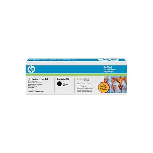 HP 304A Negro Pack Doble (CC530AD)