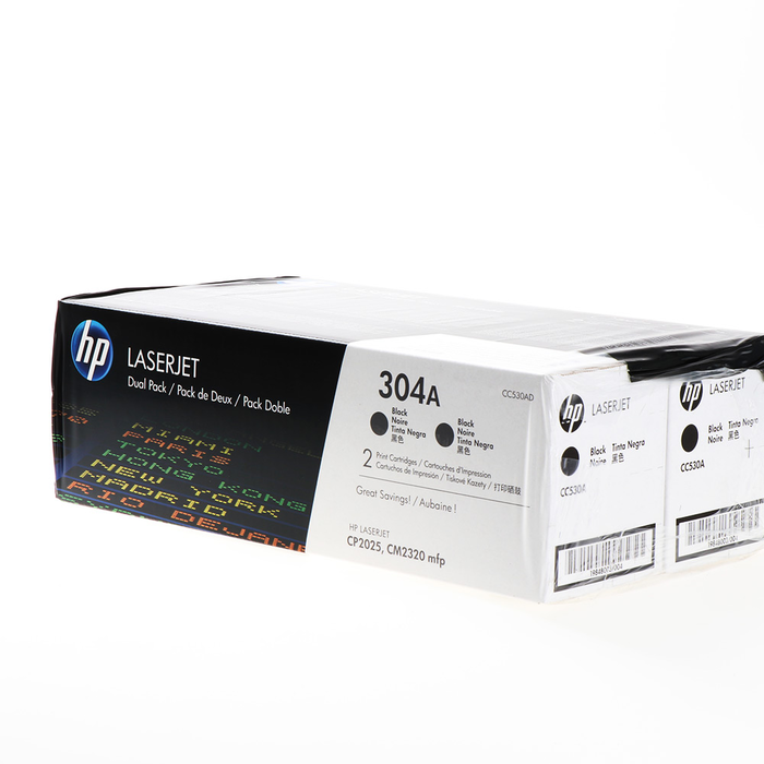 HP 304A Negro Pack Doble (CC530AD)