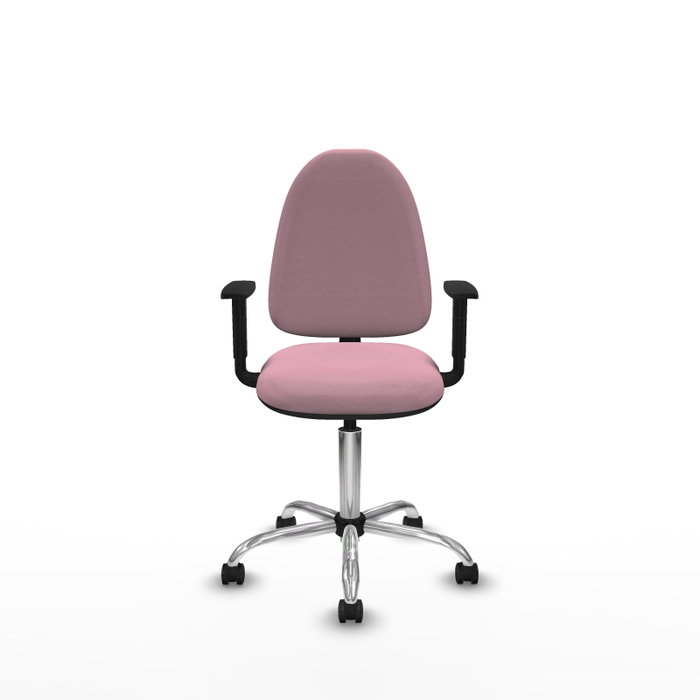 PIQUERAS Y CRESPO Silla de oficina Aýna Rosa con Brazos 1D