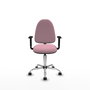 PIQUERAS Y CRESPO Silla de oficina Aýna Rosa con Brazos 1D