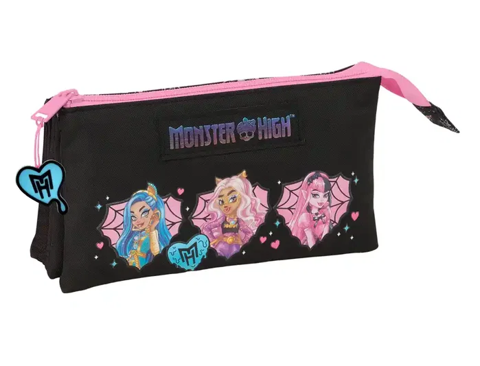SAFTA Portatodo Monster High Triple SAFTA Portatodo Monster High Triple