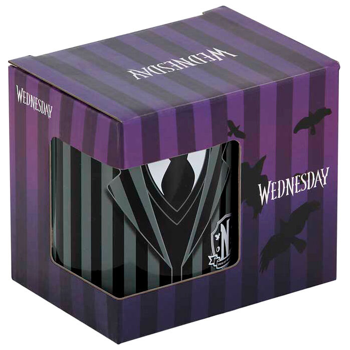 Karactermania Taza Uniform Miércoles Negro