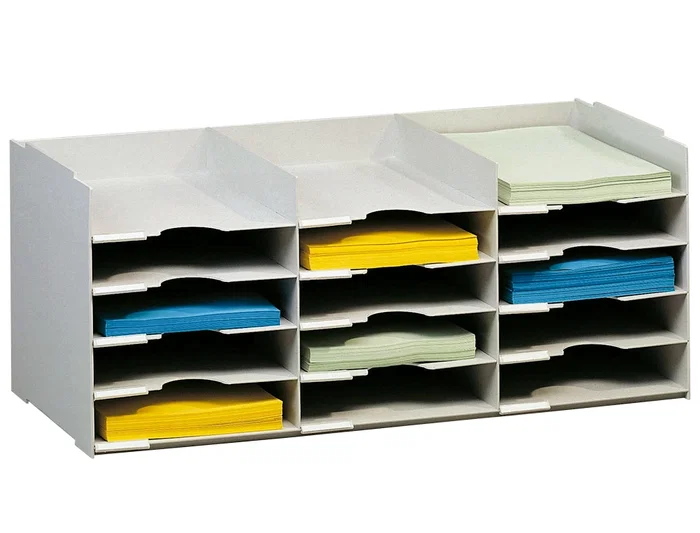 Paperflow Archivador Módulo Organizador 15 Casillas DIN A4 Gris