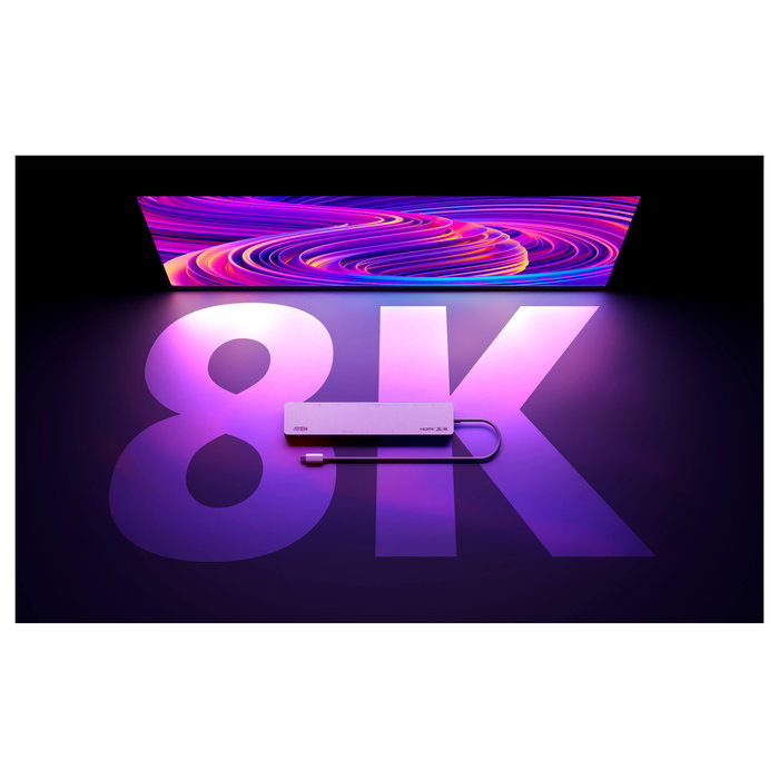 ATEN UH3240 USB-C Dock 4K Dual Display con Power Passthrough ATEN UH3240 USB-C Dock 4K Dual Display con Power Passthrough