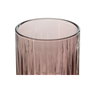 DKD Home Decor Set de 6 Vasos de Cristal Rayado Rosa Stripes Garbo 275ml